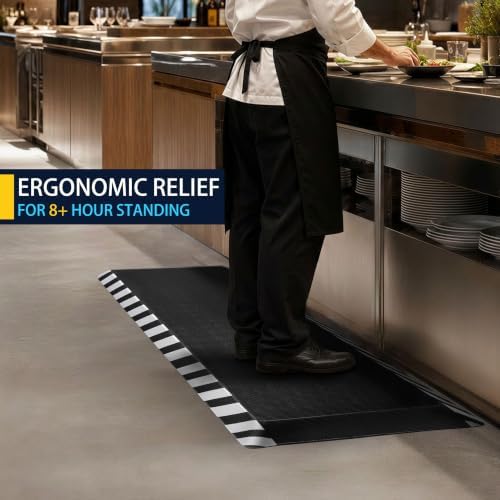 FEATOL 0.9" Anti Fatigue Mat for Industrial & Standing Mat & Home Kitchen - Image 2
