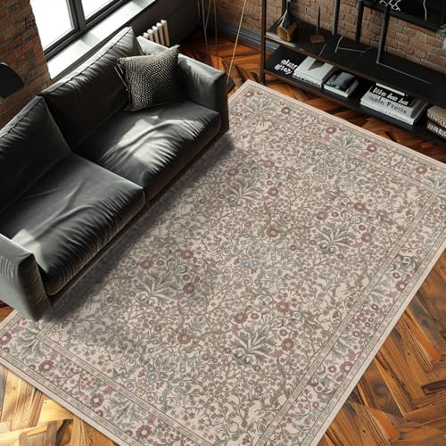 6x9 Washable Area Rugs for Living Room Soft Carpet (Moss) - Image 3