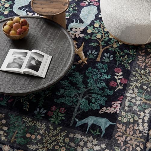 Washable Runners for Hallways Kitchen Rug: 2'6"x8' Runner Rug Stain Resistant Non Slip Low Pile Soft Carpet Runner Rug for Entryway Bedroom Beside Bathroom Laundry Room - Image 3