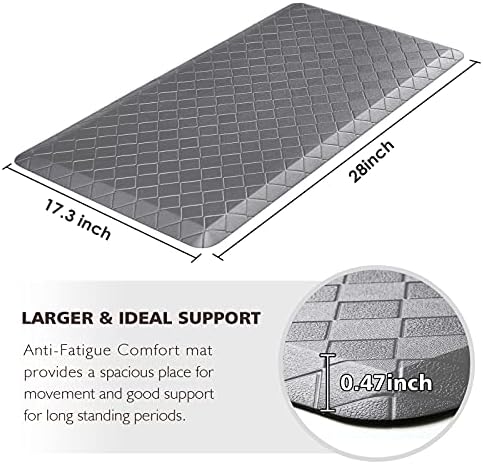 HappyTrends Kitchen Mats for Floor Cushioned Anti-Fatigue Kitchen Rugs - Image 2