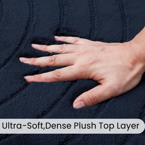 Sour Lemon 8x10 Area Rugs for Living Room Bedroom, Large Carpet Navy Blue - Image 2