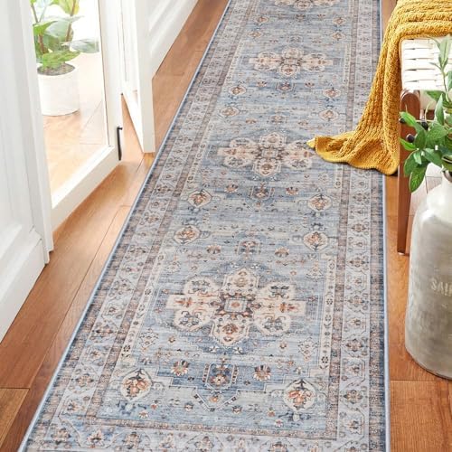 Washable Hallway Runner Rug 2x10: Non Slip Runner Rugs with Rubber Backing - Image 2