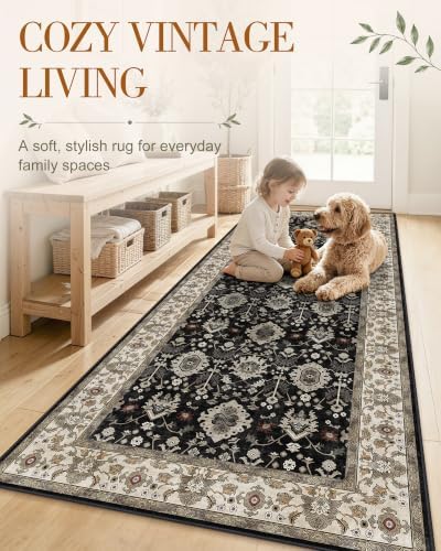 OLANLY 3x6 Washable Runner Rug, Soft Non Slip Carpet for Hallway Kitchen - Image 3