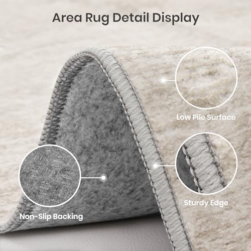 Valenrug 2x3 Rug Non Slip, Small Washable Entryway Rug Doormat, Beige - Image 6