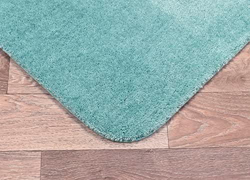 Garland Rug Traditional Nylon Washable Sea Foam 4 Piece Set - Lid, Contour, 2 Bath Rugs - Soft, Absorbent, and Stylish for Your Bathroom - Image 4