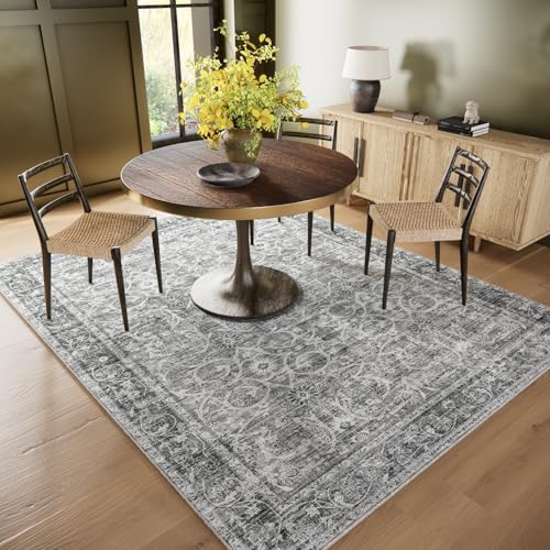 Machine Washable Rugs for Living Room: 6x9 Area Rugs for Bedroom - Image 4