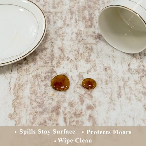 Kitchen Rug Sets 3 Piece Washable – Non Slip Modern Boho Small Kitchen Rugs and Runner Set for Sink Entryway Bathroom Hallway – Soft Low Pile Floor Mats (Cream Beige, 2x3+2x4+2x5) - Image 6
