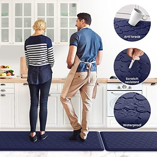 Kitchen Mat 2 PCS Cushioned Anti-Fatigue Floor Mat Standing Mat for Kitchen - Image 6
