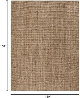 SAFAVIEH Natural Fiber Area Rug 10x14, Jute Knotted X-Large Natural NF447M - Image 2