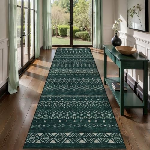 SERISSA 2x10 Washable Non-Slip Boho Runner Rug for Hallway by SERISSAHomeDecorCollection