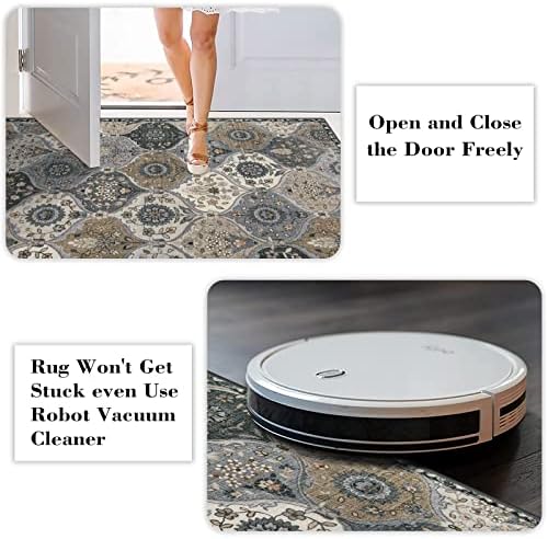 Lahome Moroccan Small Area Rug, 2x4 Rugs for Entryway Kitchen Bedside - Image 4