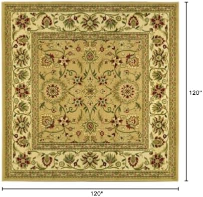 SAFAVIEH Lyndhurst Square Rug 10', Beige & Ivory LNH212D - Image 2