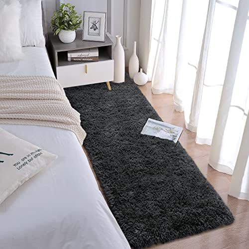 Chicrug Soft Runner Rugs for Bedroom Living Room Plush Fluffy Rug 2x6 - Image 4