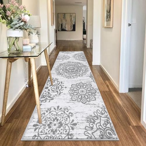 HEBE Hallway Runner Rug 2'8''x8', Washable Non Slip Kitchen Rug Runner - Image 6