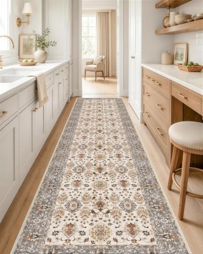 OLANLY 2x8 Washable Runner Rug, Soft Non Slip Carpet for Hallway Kitchen by OLANLY