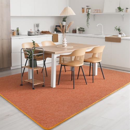AROGAN 3x10 Runner Rug for Hallway, Long Runner Rugs Non Slip, Orange - Image 5