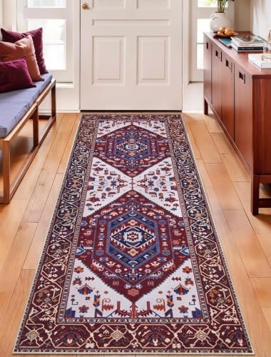 SERISSA 2x5 Washable Non Slip Boho Runner Rug for Hallway - Image 5