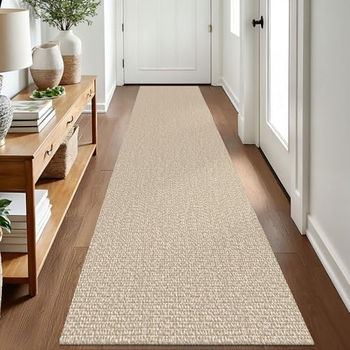 EARTHALL Washable Runner Rug, Non Slip Entryway Runner, 2x8 Ft, Sand/Beige by Unknown