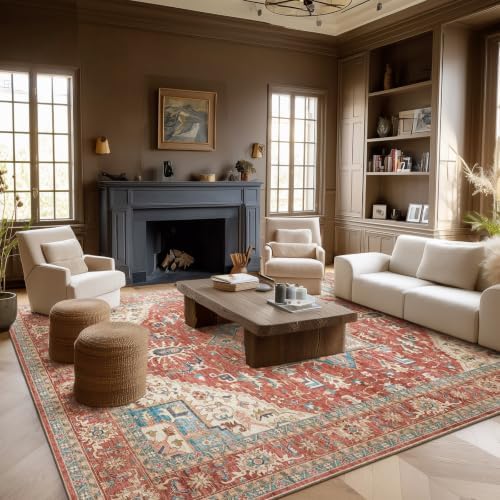 Machine Washable Rugs for Living Room: 8x10 Area Rugs for Bedroom - Image 3