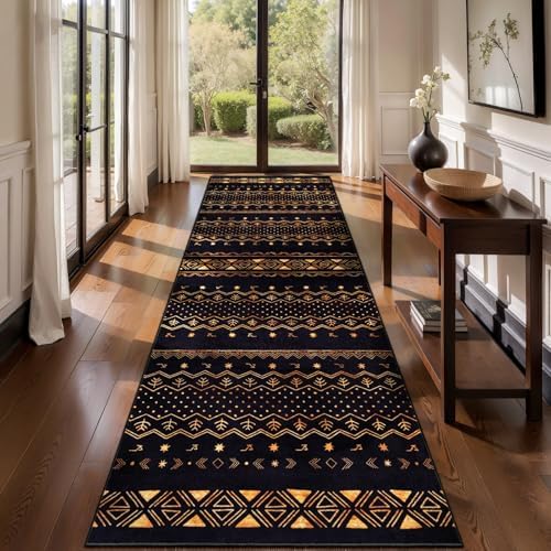 SERISSA 2x10 Washable Non-Slip Boho Runner Rug for Hallway - Image 2