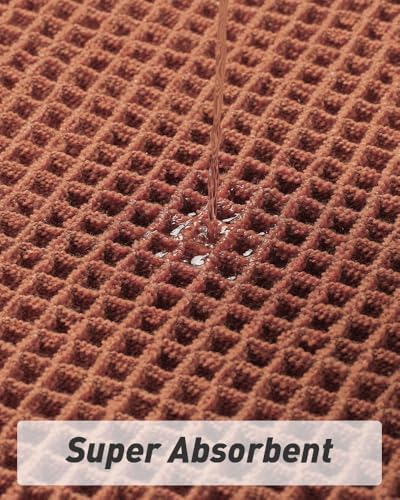 Upgraded Waffle Bath Mat Ultra Absorbent Non Slip Bathroom Mat, 17" x 24" - Image 3