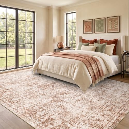Homemate Washable Rug 9x12 Area Rugs - Vintage Rugs for Living Room - Image 3