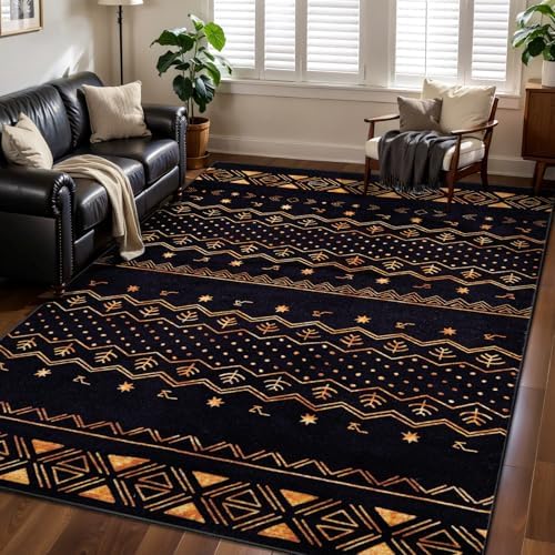 SERISSA 4x6 Washable Non-Slip Boho Area Rugs for Living Room - Image 2