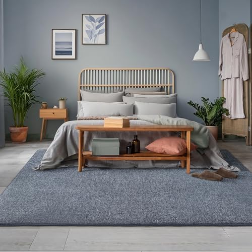 AROGAN 4x6 Area Rugs for Living Room Non Slip Dorm Bedroom Rug, Blue - Image 7
