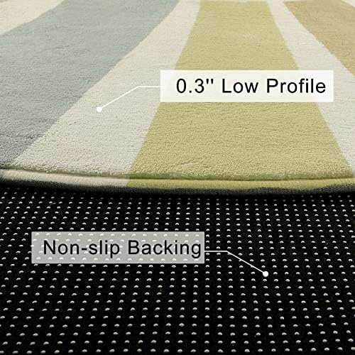 STARUIA Boho 5Ft Round Rug, Washable Kids Circle Rug for Playroom Bedroom - Image 5