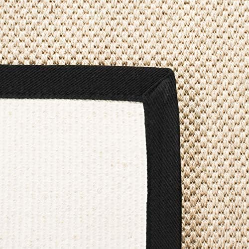 SAFAVIEH Natural Fiber Area Rug 2'6"x22', Sisal Textured Marble NF143A - Image 5