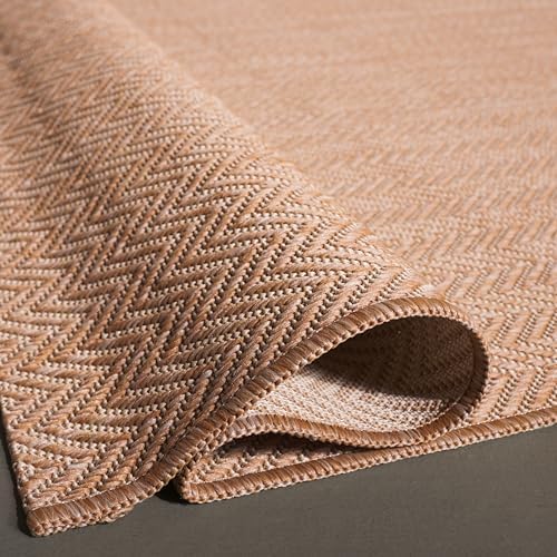 SAFAVIEH Courtyard Outdoor Runner Rug 2'3"x18', Natural CY8022-03012 - Image 7