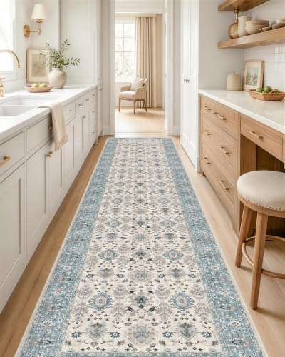 OLANLY 2x10 Washable Runner Rug, Soft Non Slip Carpet for Hallway Kitchen by OLANLY