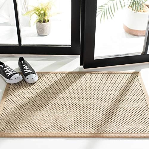 SAFAVIEH Natural Fiber Area Rug 10x14 X-Large Textured, Marble NF143B - Image 3