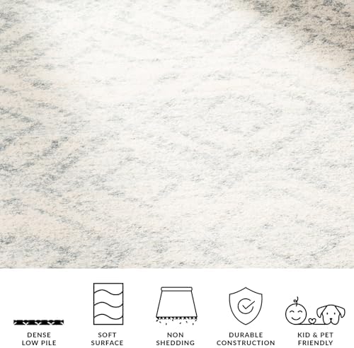 SAFAVIEH Adirondack Square Rug 12', Boho Ivory & Light Blue ADR131T - Image 6