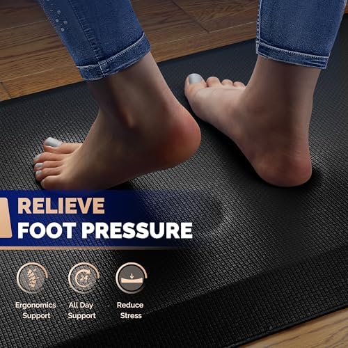 FEATOL 9/10 Extra Thick-Anti Fatigue Mat for Standing Desk & Kitchen Floor - Image 3
