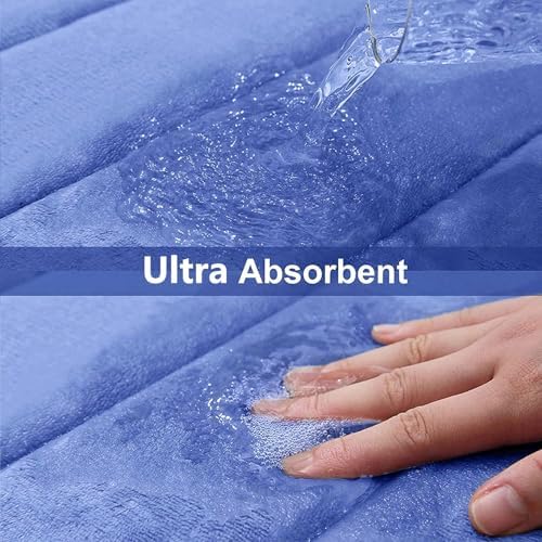 Buganda Memory Foam Bath Mat 34 x 20, Ultra Soft Absorbent Bathroom Rugs - Image 5
