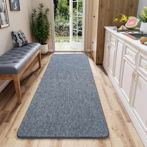AROGAN 2x6 Runner Rug for Hallway, Long Runner Rugs Non Slip, Blue by AROGANAREARUG