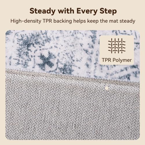GRANNY SAYS Boho Kitchen Rug Set of 3, Anti Fatigue Kitchen Mats Non Slip - Image 3