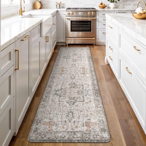 GENIMO Anti Fatigue Kitchen Mats for Floor 23"X71", Runner Rug,GrayTaupe by GENIMO