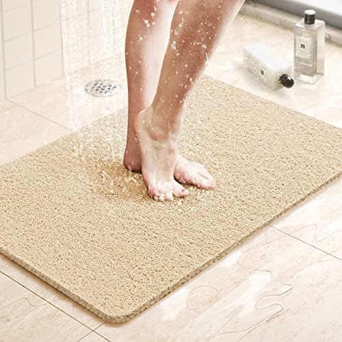 LuxStep Shower Mat Bathtub Mat Non-Slip Bath Mat with Drain, Quick Drying by LuxStep