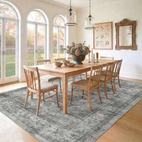 Homemate Washable Rug 9x12 Area Rugs - Vintage Rugs for Living Room - Image 3