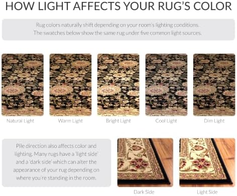 SAFAVIEH Lyndhurst Round Rug 8', Black & Ivory LNH212A - Image 2