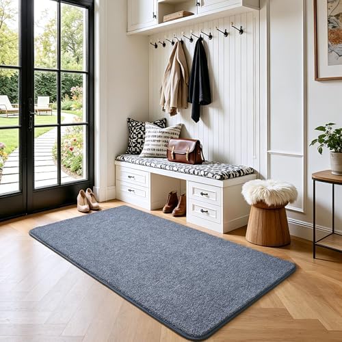 Keeko 2x4 Area Rugs for Living Room,Soft Washable Memory Foam Bedroom Rug - Image 2