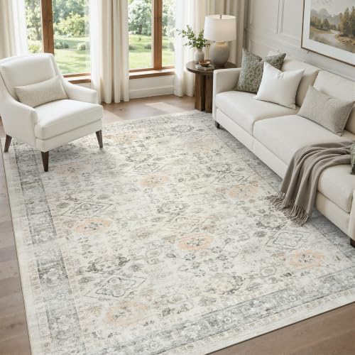 DCX Distressed Vintage Washable 5x7 Area Rug - Image 4