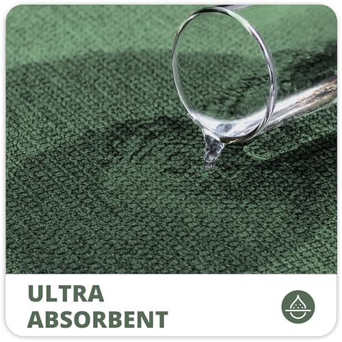 Bosap Bath Mat,Ultra Thin Bathroom Runner Rugs,Large Bath Mats for Bathroom,Quick Dry,Non-Slip,Machine Washable,Low Pile,Bath Rug,Shower Outside,Sink,Home Decor Accessories.Green,3'x6'(36x72inch) - Image 3
