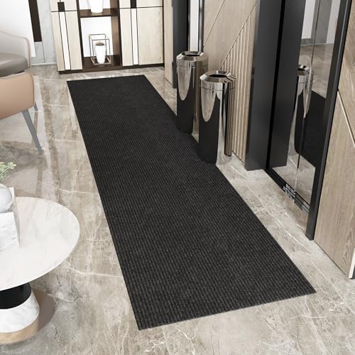 Ottomanso 4x12 Large Waterproof Floor Mat, Non-Slip Indoor Outdoor Door Mat by Ottomanson
