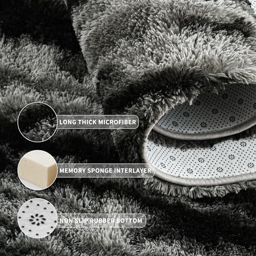 Tepook Area Rugs 9x12 for Living Room, Super Soft Fluffy Rugs for Bedroom - Image 5