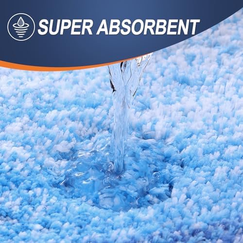 OLANLY Small Bathroom Rugs 24x16, Extra Soft Absorbent Microfiber Bath Rugs - Image 4