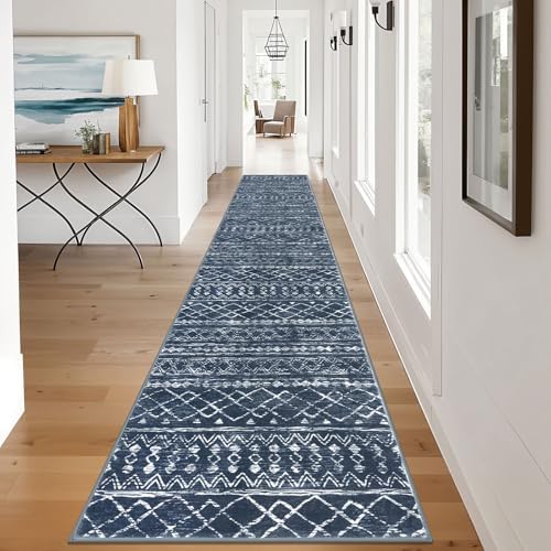 KUTA Boho Runners for Hallways 2.6x12 ft Moroccan Washable Runner Rug - Image 3