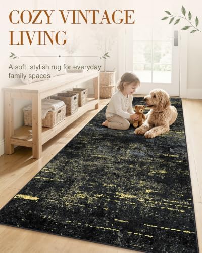 OLANLY 3x4 Washable Accent Rug, Soft Non Slip Carpet for Entryway Bedside - Image 3